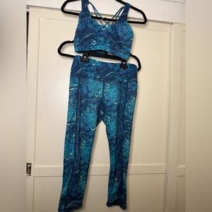 Constantly Varied Gear Starry Teal and Navy Activewear Set